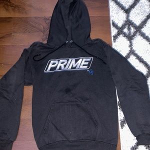 Port and Company Hoodie, size S, black with Prime word in grey